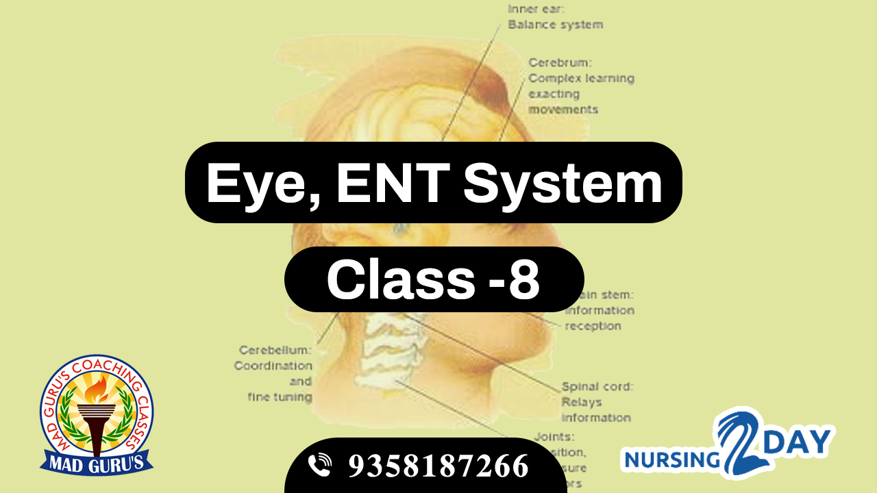 Eye & ENT System Class 8