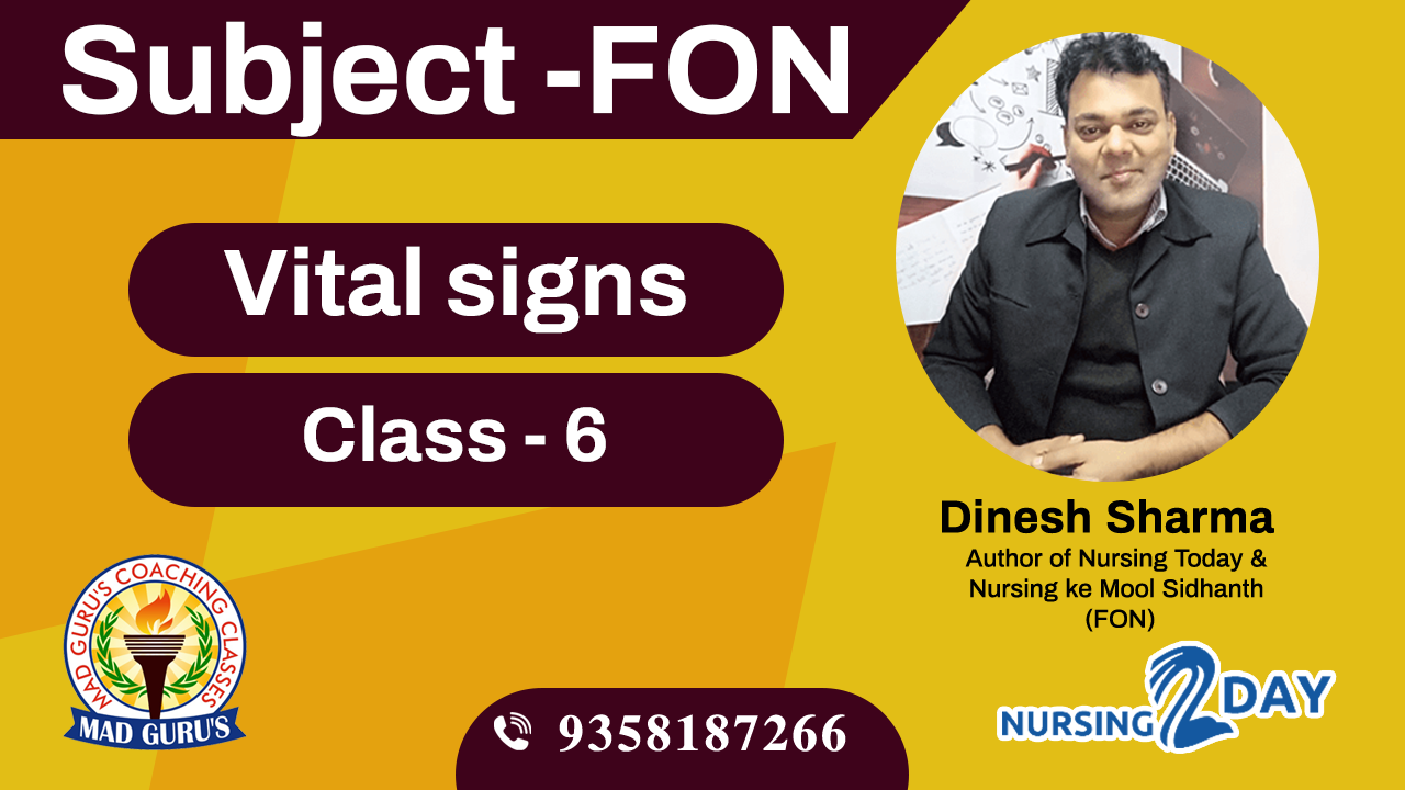 Vital Signs Class 6