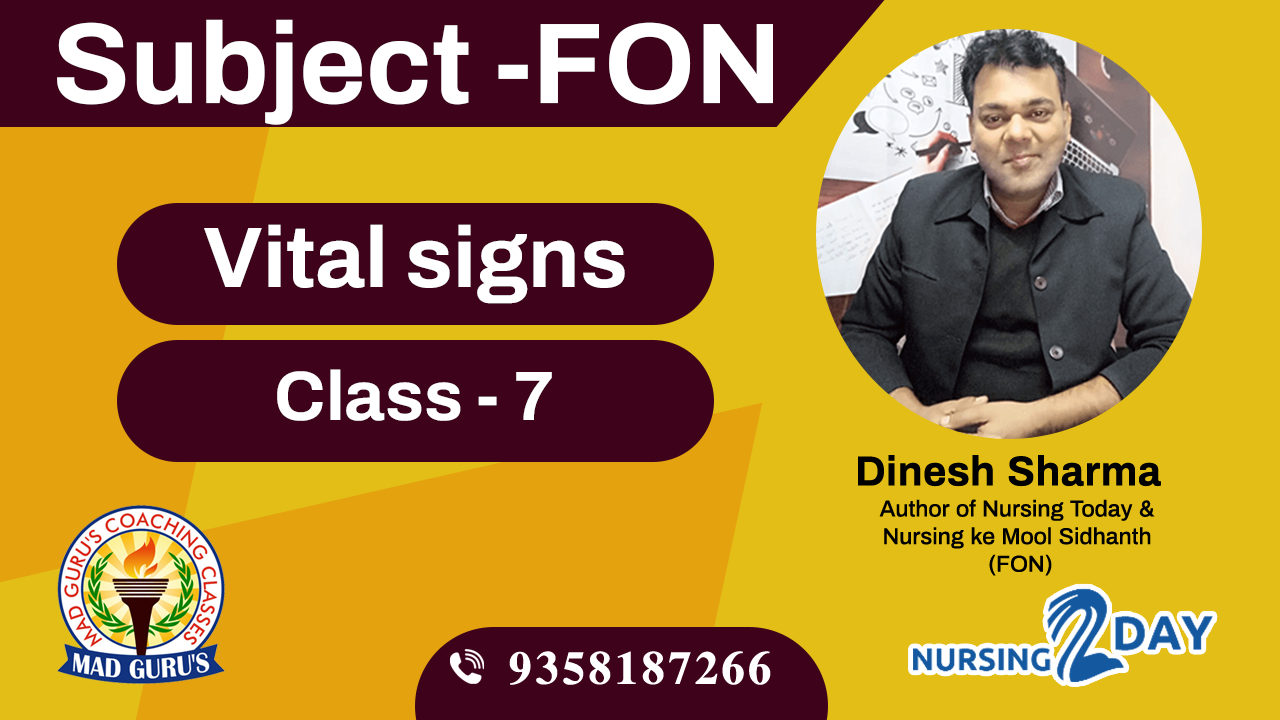 Vital Signs Class 7