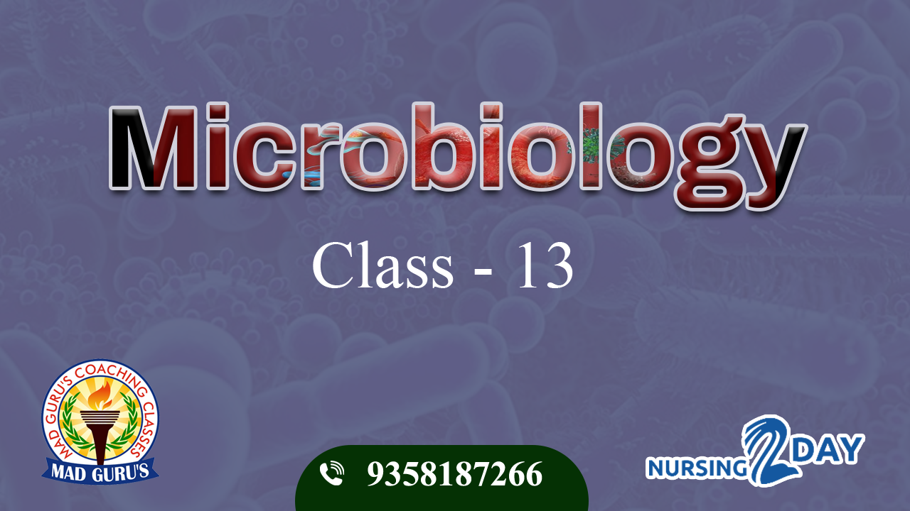 Microbiology Class 13