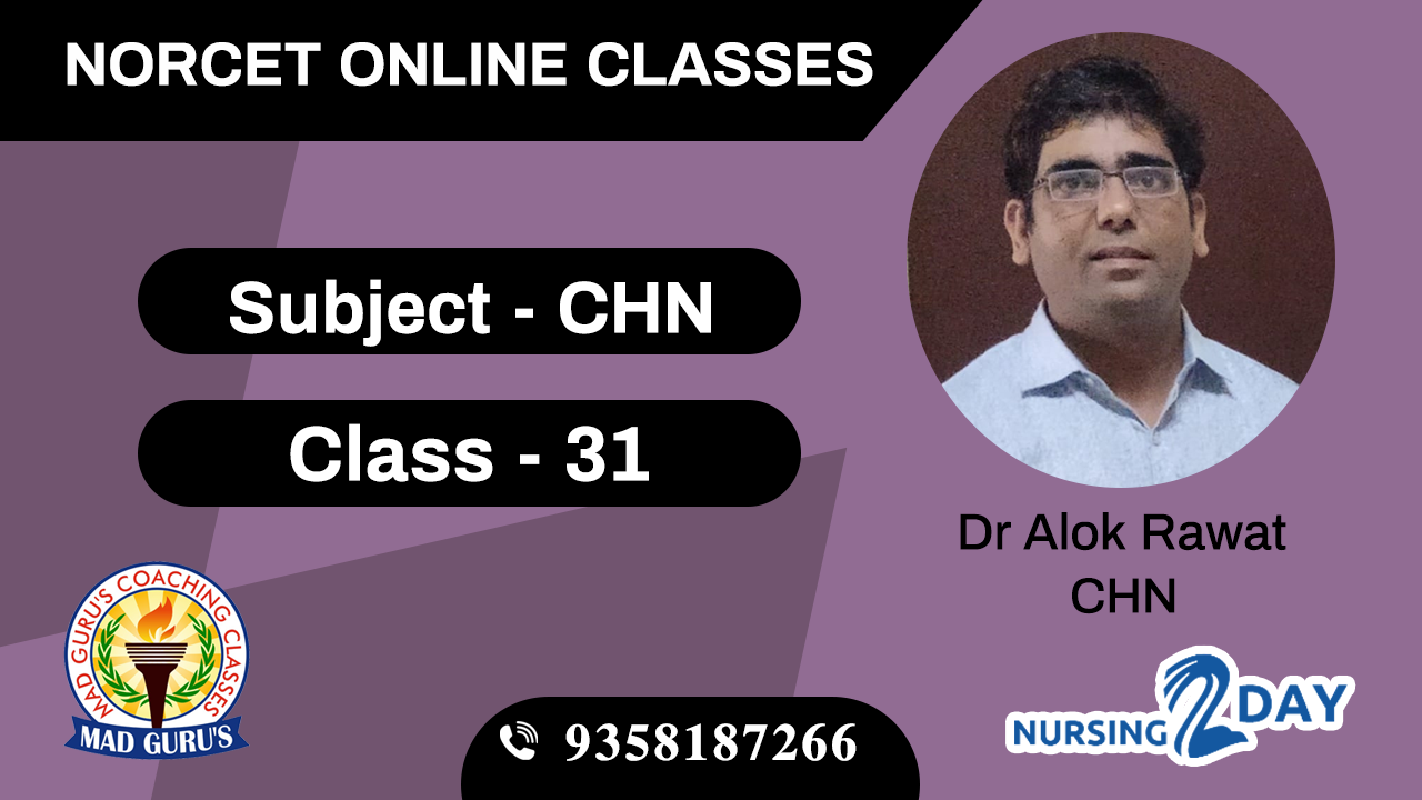 NORCET CHN CLASS - 31