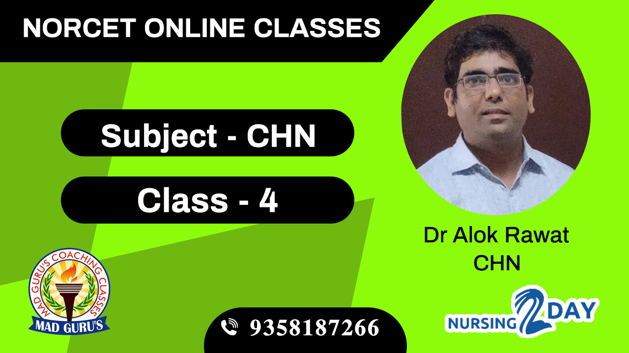 NORCET CHN CLASS - 4
Disease