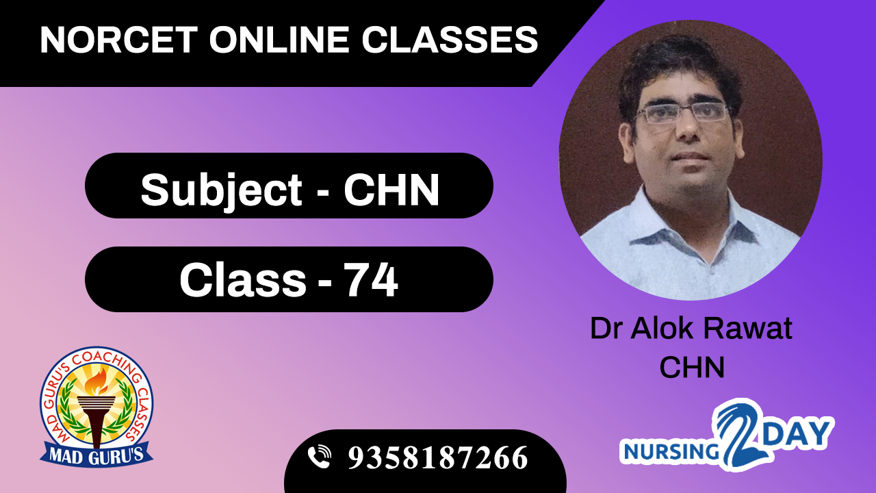 NORCET CHN Class 74