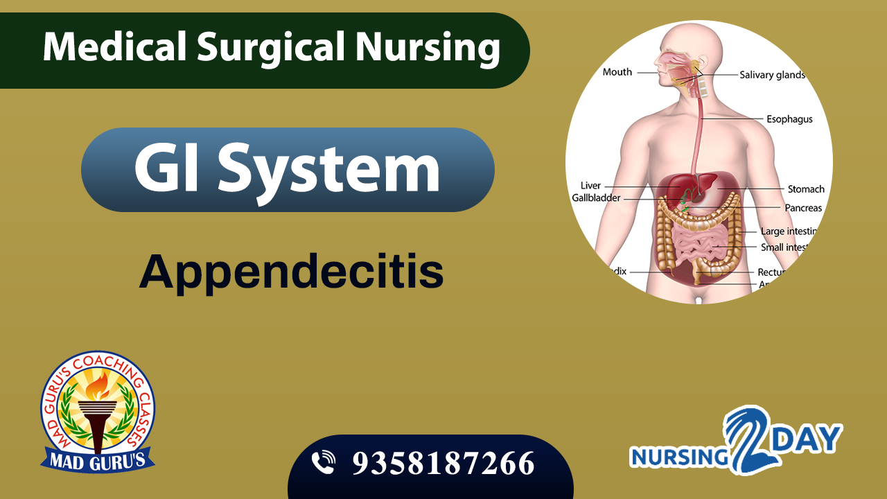 GI System - Appendecitis