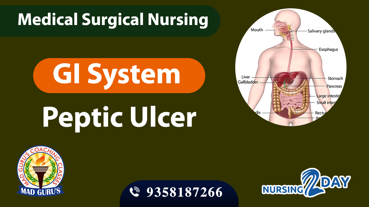 GI System - Peptic Ulcer