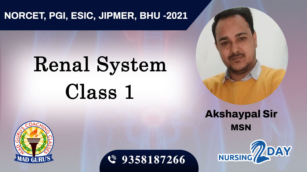 Renal System Class 1