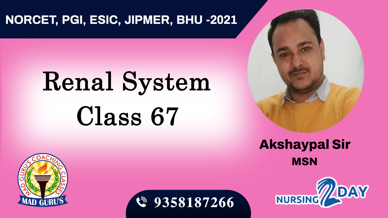 Renal System Class 67
