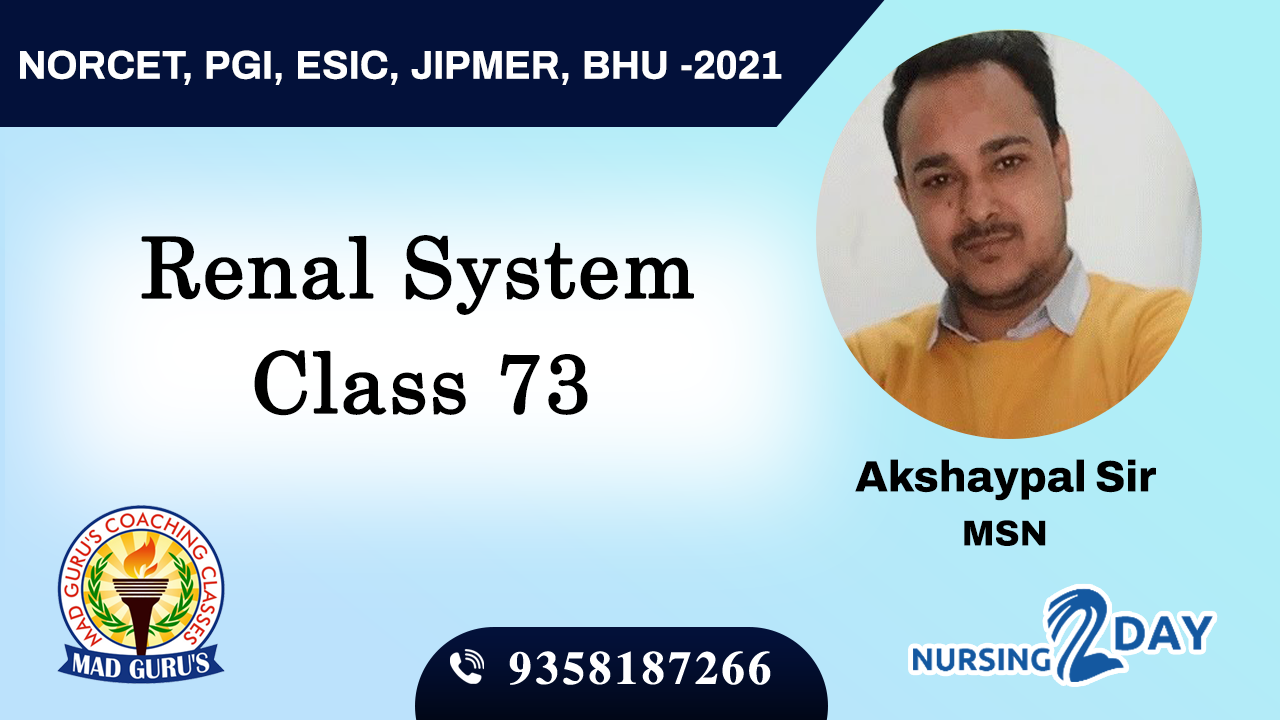 Renal System Class 73