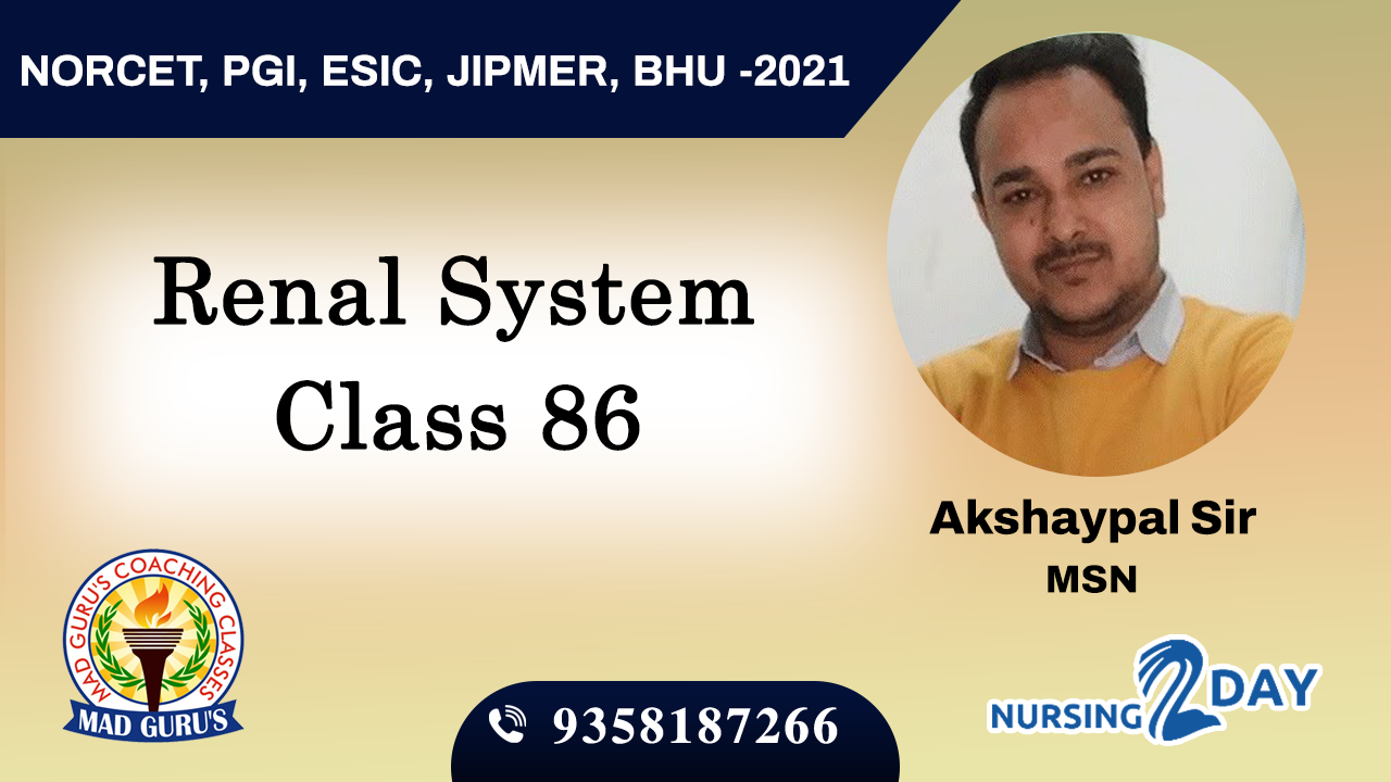 Renal System Class 86